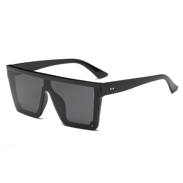 black flat top square sunglasses for men