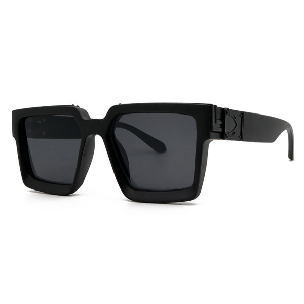matte black square sunglasses