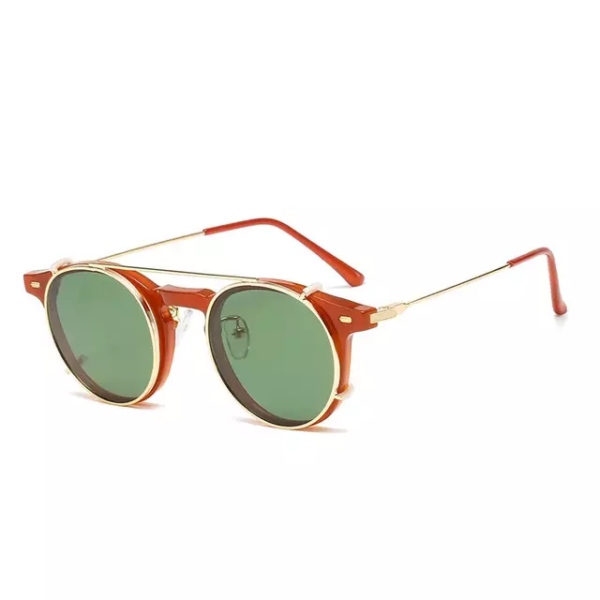 Polarized clip on sunglasses for men